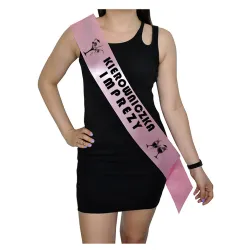 Szarfa RÓŻOWA Wieczór Panieński Kierowniczka imprezy